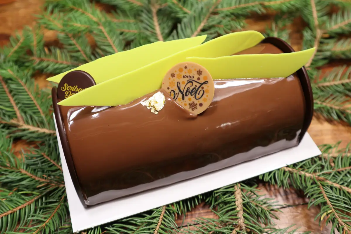 Bûche de Noël passion chocolat Bourgoin-Jallieu